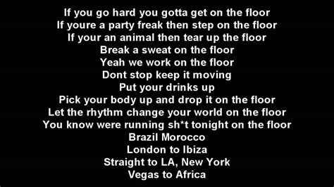 on the floor baby lyrics